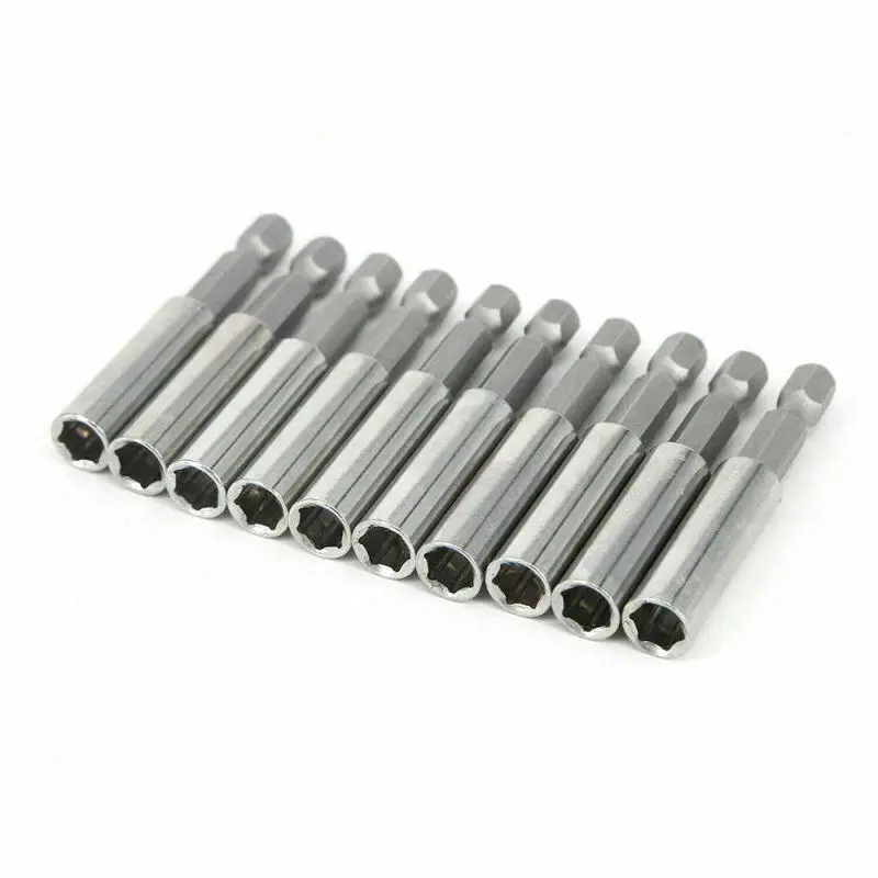 10pcs Magnetic Hex Shank Drill Bit Holder | Socket Extension for Screwdriver - Image 4
