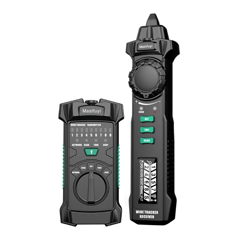 FY8172 Digital LCD Network Cable Tracker - 300m Wire Tester with RJ45 RJ11 PoE Checker - Image 3