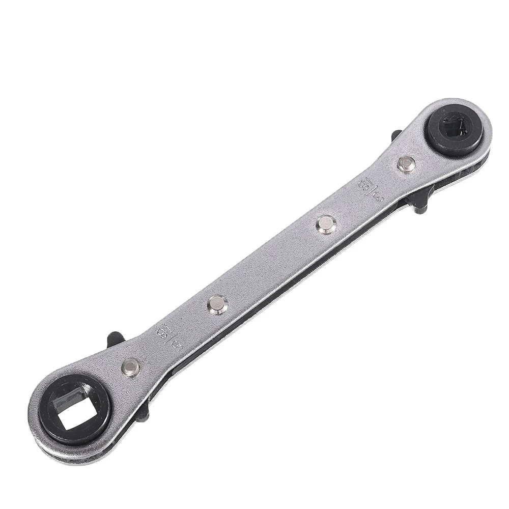 Double Head Ratchet Wrench - 4-in-1 Adjustable Spanner with 3/8 & 1/4 Sockets - Image 2