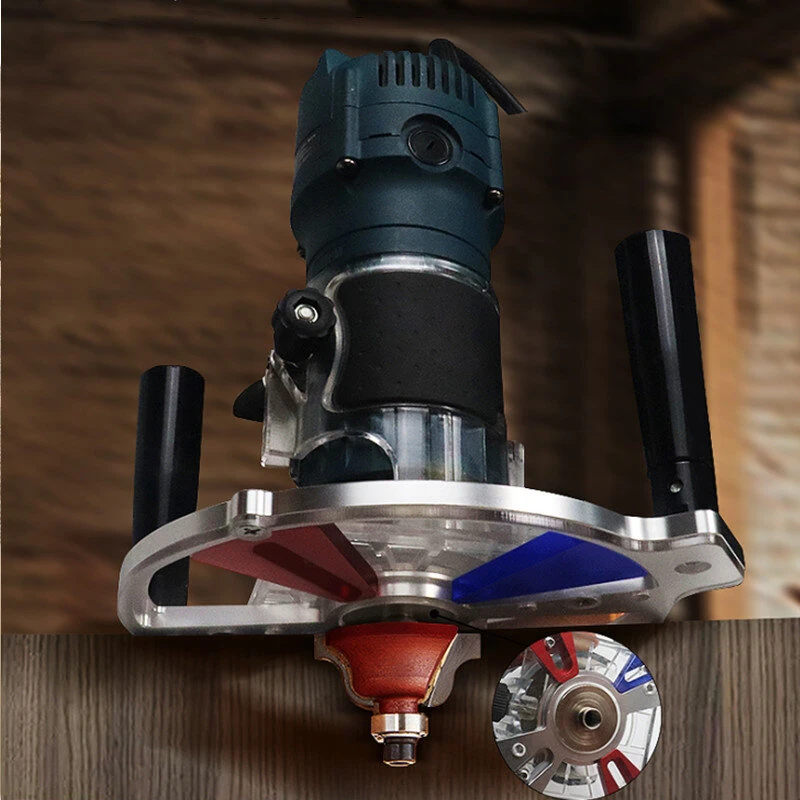 ENJOYWOOD Router Trimming Guide Bracket - Milling, Grooving & Chamfering Tool - Image 4