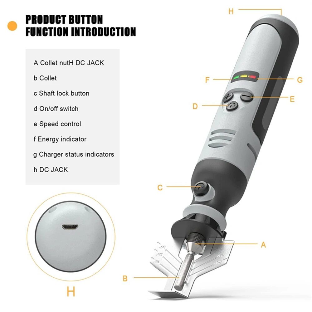 Cordless Chainsaw Sharpener - Electric Handheld Sharpening Kit | High Speed - Image 4