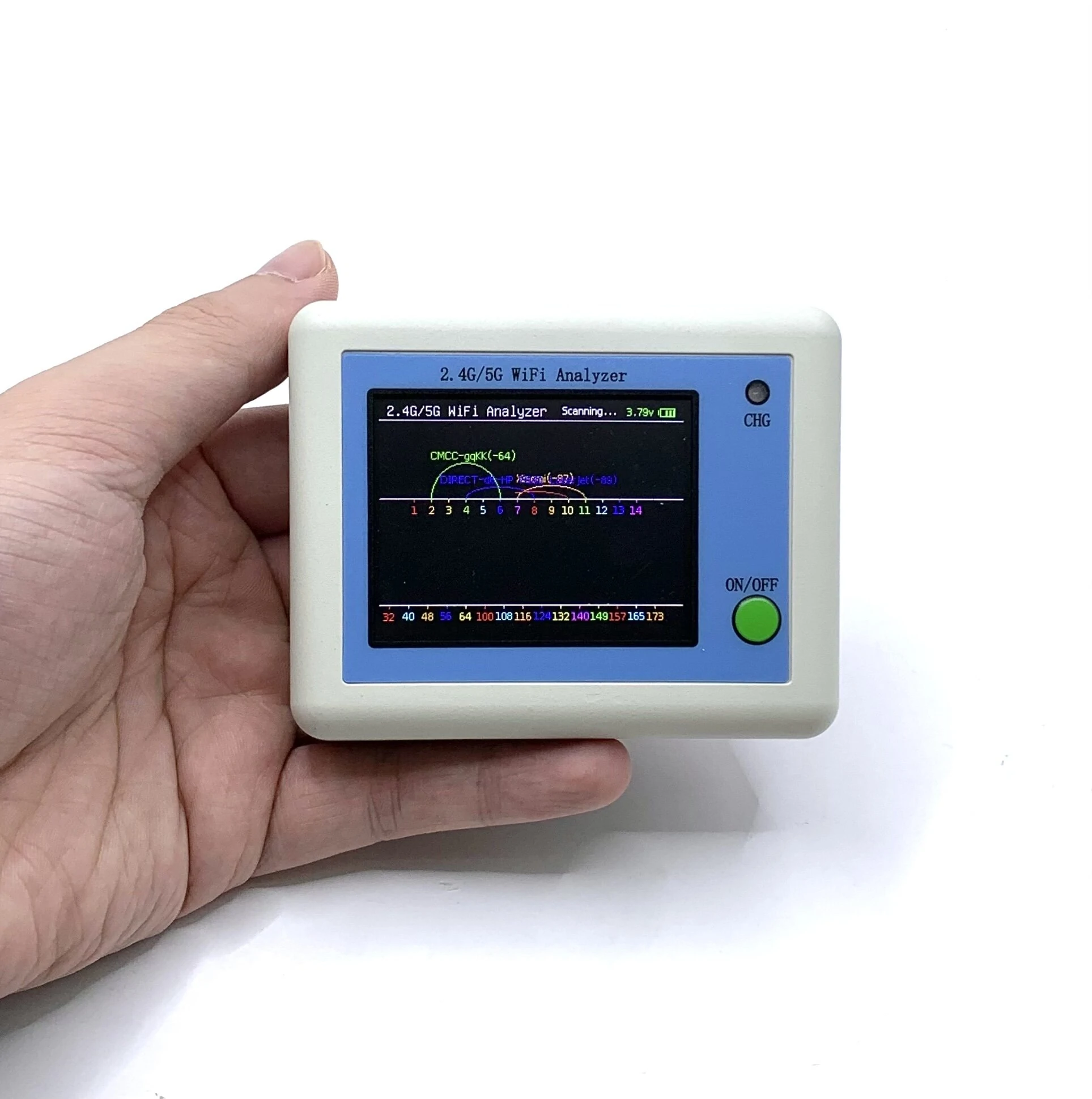 WIFI Signal Scanner - 2.4-inch Color Display | 2.4G/5G Analyzer & Router Assistant - Image 3