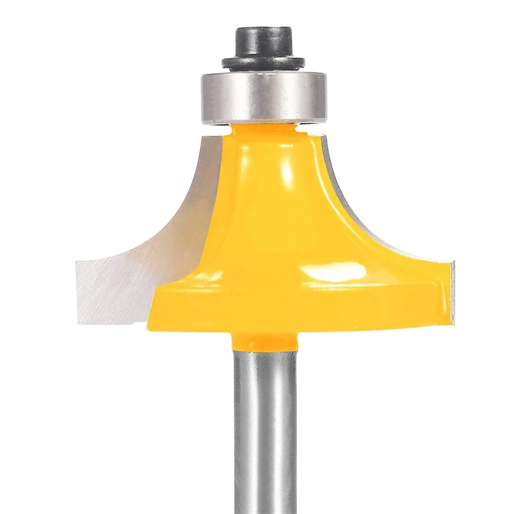 MLCS Carbide Tipped Corner Rounding Router Bit Set - 6.35mm Shank | Bearing Guide - Image 2