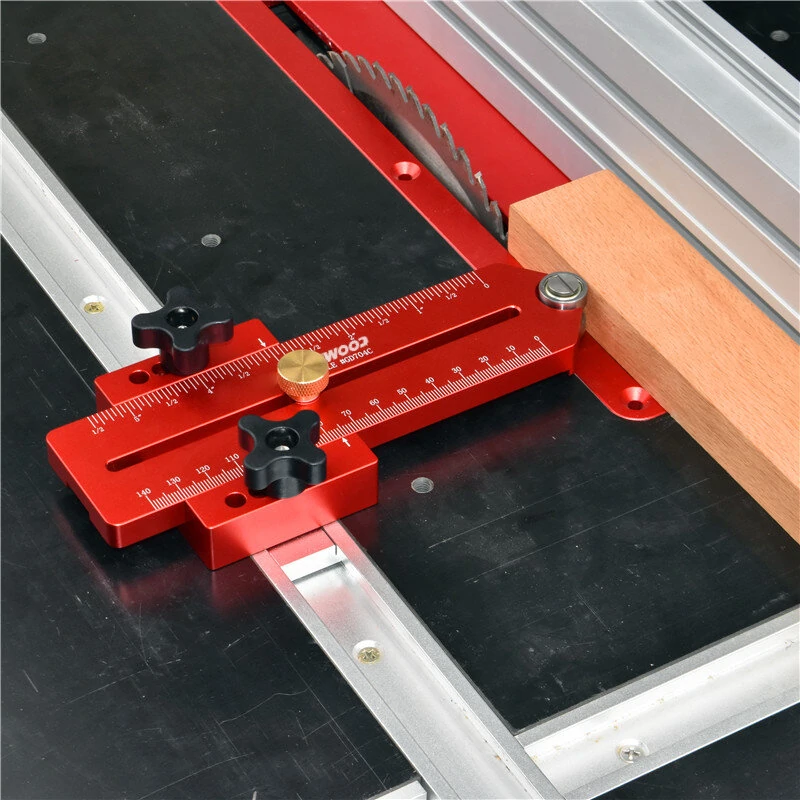 Enjoywood Thin Rip Jig - Table Saw Guide for Repetitive Narrow Cuts | Fits 3/8 x 3/4 T-Slot - Image 2