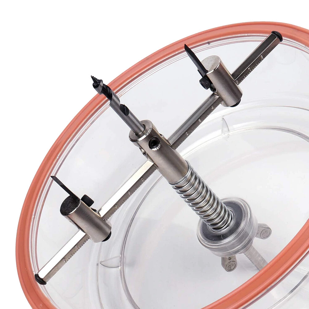 Adjustable Hole Saw Cutter 40-200mm | 1-5/8 to 8 Inch with ABS Dust Shield - Image 5