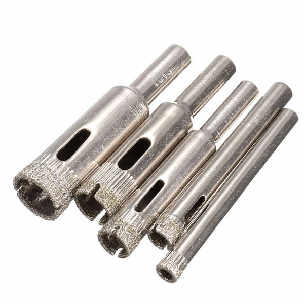 Diamond Hole Saw Drill Bit Set - 5pcs 5-12mm for Tile Ceramic Glass - Image 4