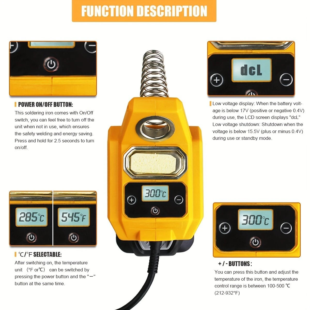 Dewalt 20V Max Cordless Soldering Iron Station | Also Fits Makita Battery - Image 2