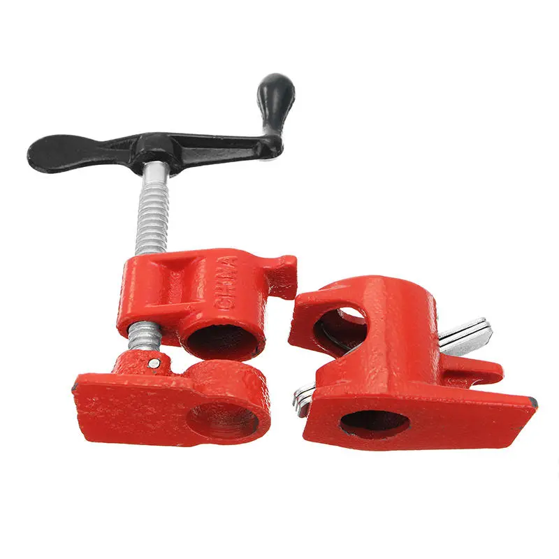 Wood Gluing Pipe Clamp Set - 1/2 Inch Heavy Duty Professional | Cast Iron - Image 2