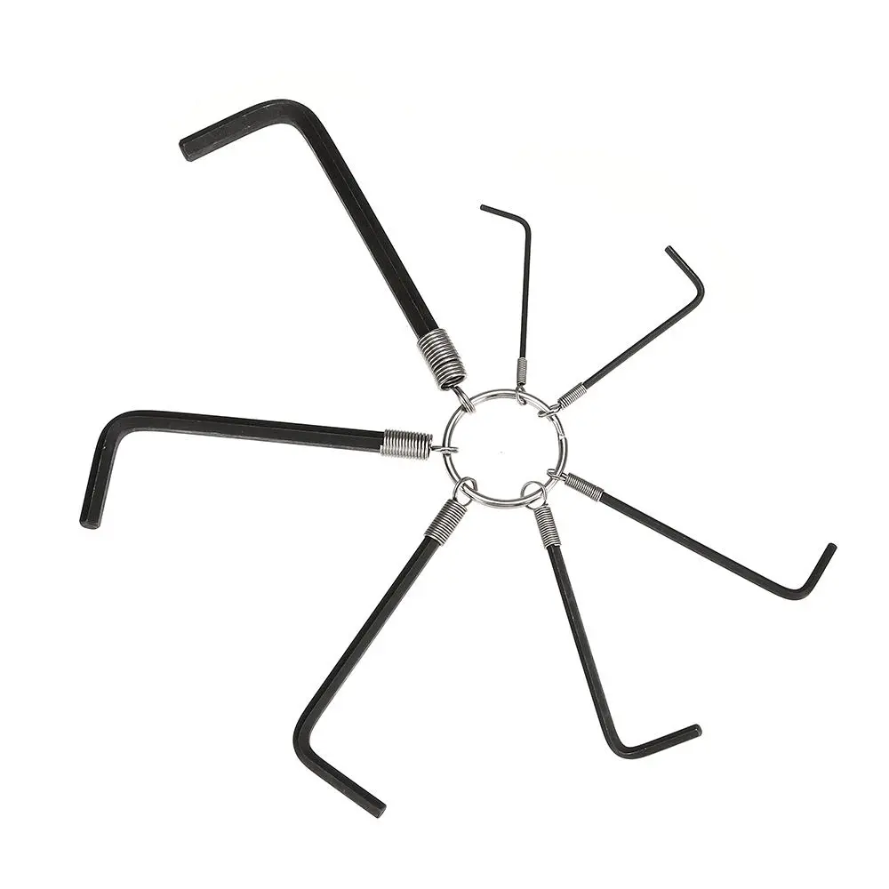 JETECH 7Pcs Hex Key Wrench Set on a Ring | Metric Allen Keys - Image 5
