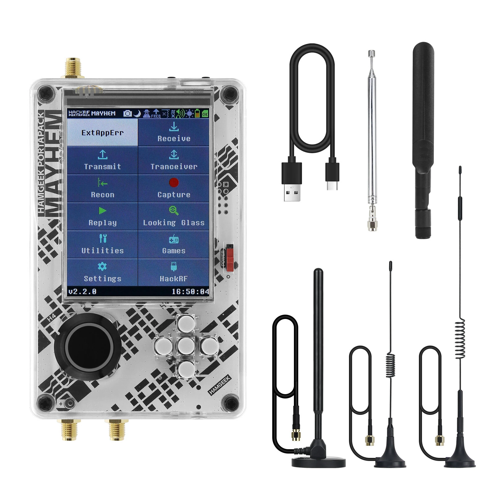 HackRF One R9C SDR - 1 MHz to 6 GHz, 20MSPS, USB-C | Open Source Programmable - Image 2
