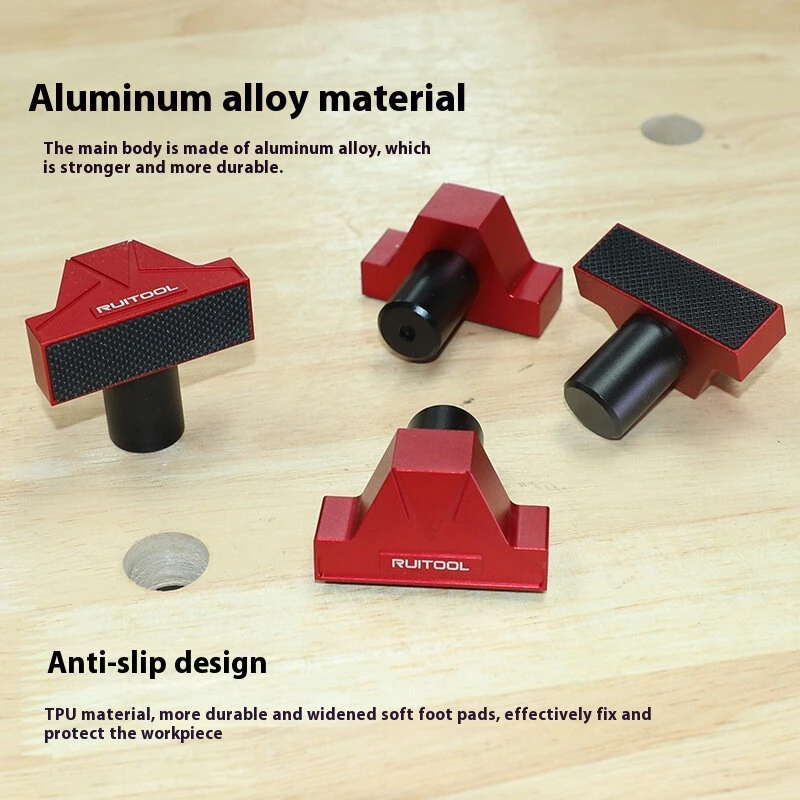 RUITOOL 19mm 20mm MFT Workbench Hole Bench Dog Clamp - Non-slip Table Stopper for Woodworking - Image 4