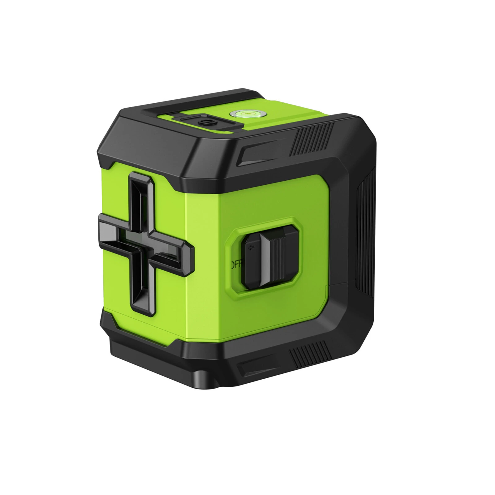 Mini 360-Degree Green Cross Line Laser Level | 2400mAh Battery - USB L-Bracket & Pouch - Image 2