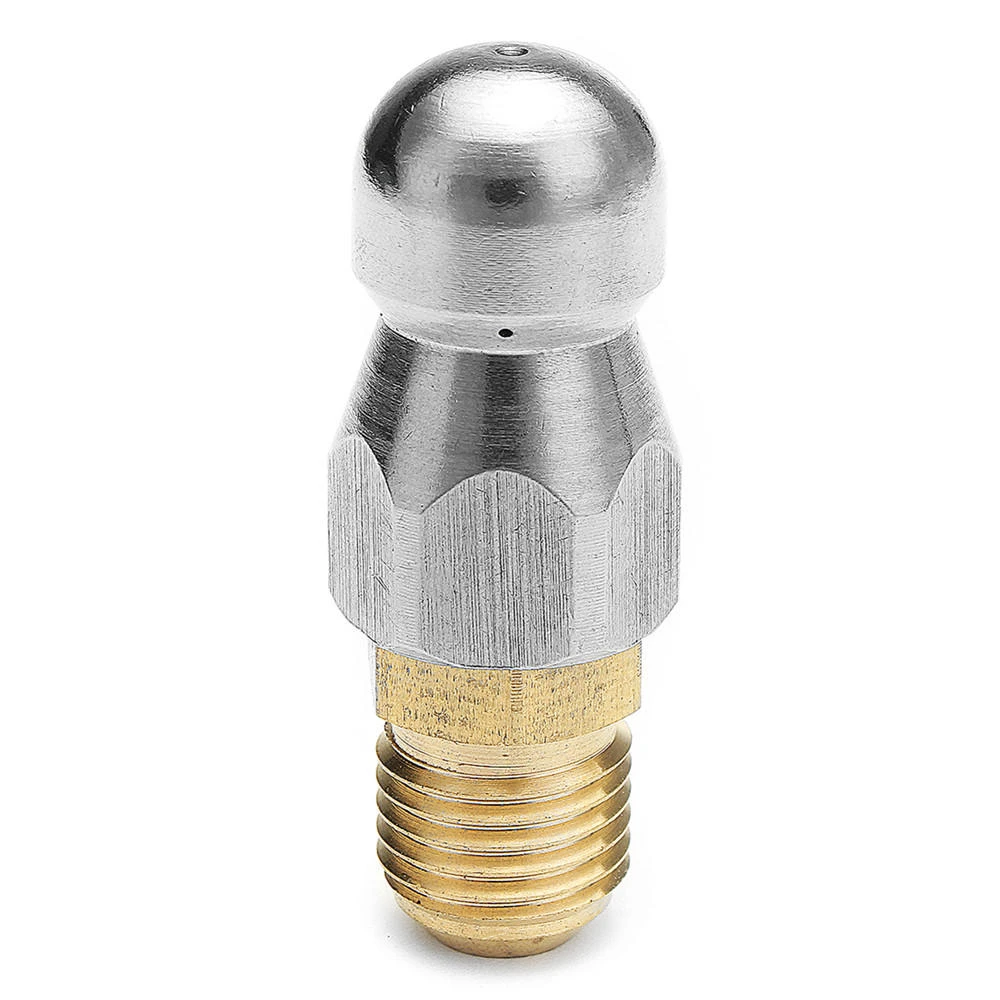 High Pressure Drain Nozzle - 1 Front 3 Rear M14 Thread for Pipe Dredge Cleaning - Image 4