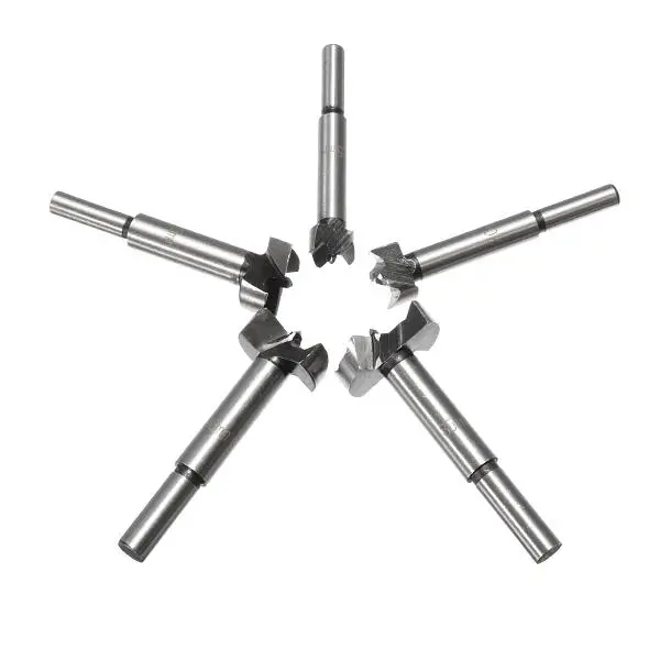 Drillpro 5Pcs 15-35mm Forstner Drill Bit Set | Wood Hinge Hole Cutter - Image 5