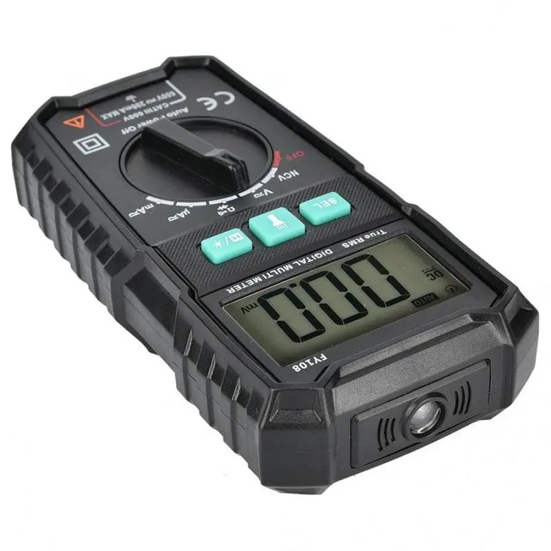 FUYI FY108 Pocket Digital Multimeter - Portable Auto-Range Avometer for School Experiments - Image 5