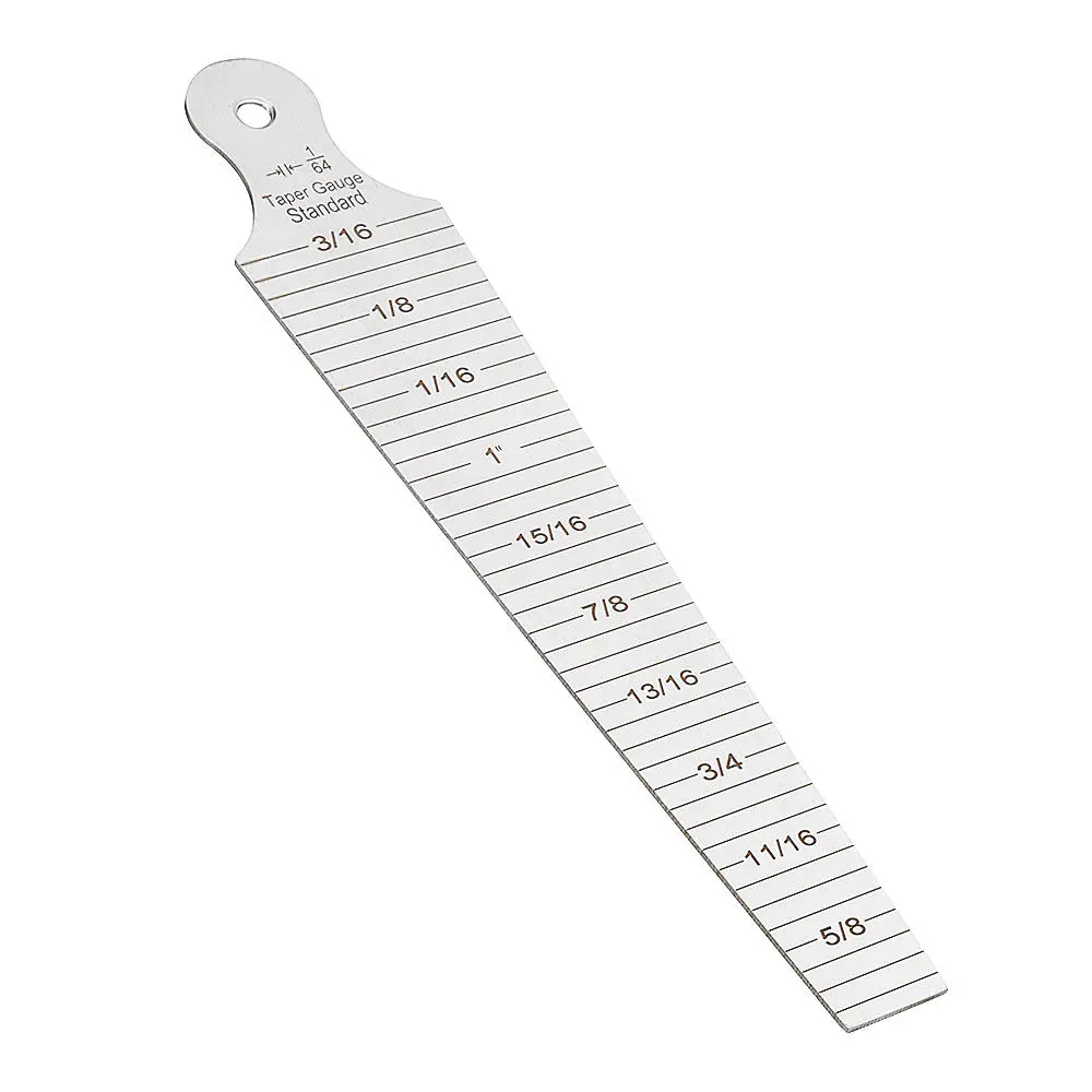 Drillpro Metric Imperial Wedge Feeler Gauge | 1-60mm Taper Depth Gauge - Image 3