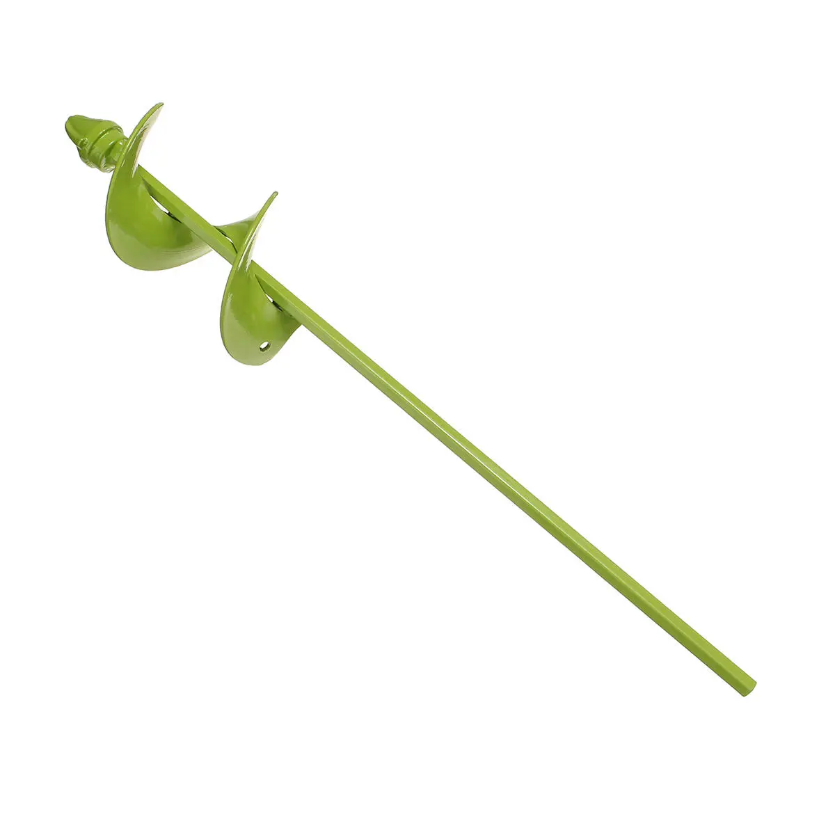 Green Garden Auger Drill Bit - 70mm Wide - 400mm & 220mm Lengths for Electric Drill - Image 2