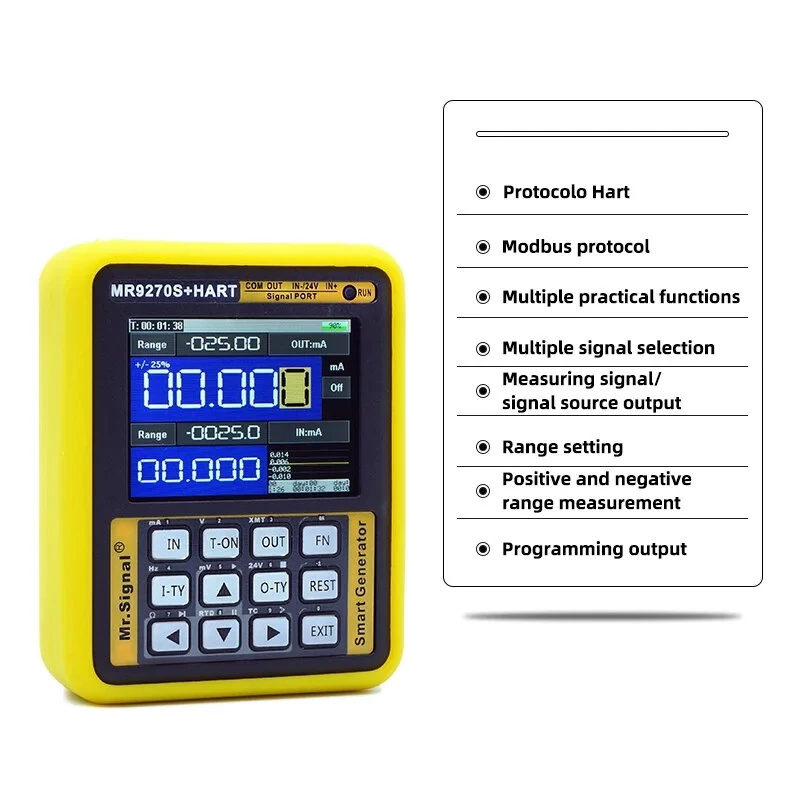 HART 4-20mA Signal Generator - MR9270S+ Thermocouple Transmitter & Paperless Recorder - Image 3