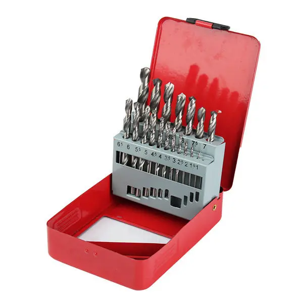 19pcs HSS Twist Drill Bits Set | 1-10mm High Speed Steel Straight Shank - Image 3