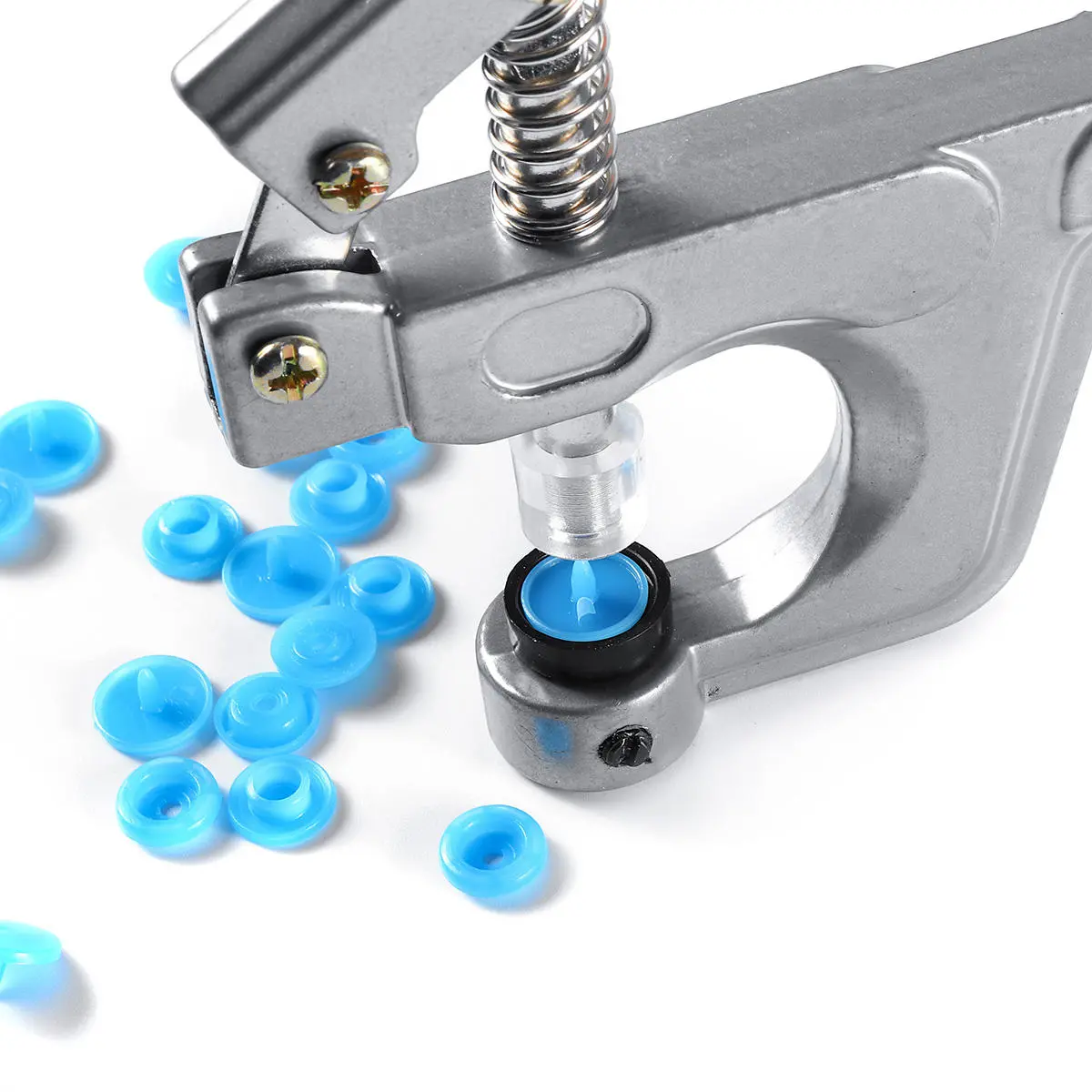 600Pcs Fastener Snap Kit | T5 Snap Buttons with Pliers & Helper Tool for Sewing - Image 4