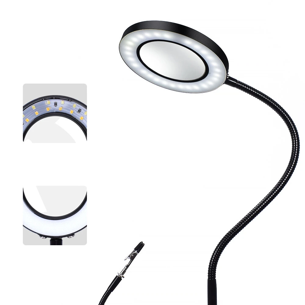 NEWACALOX 5X USB Magnifier with LED Light & Flexible Arm | Repair Tool - Image 5