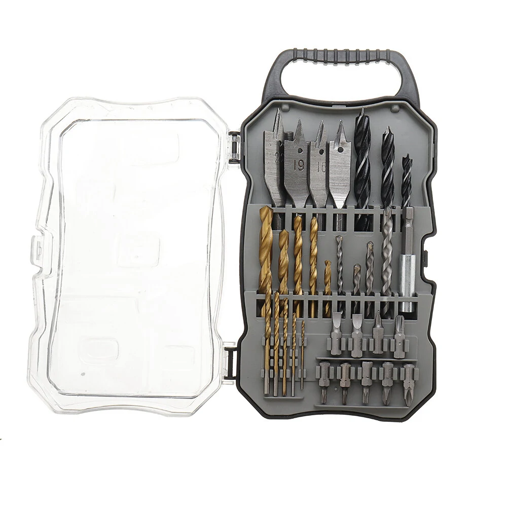 31Pcs Titanium Coated Hole Saw Set - 1/4 Inch Hex Shank with Magnetic Rod - Image 5
