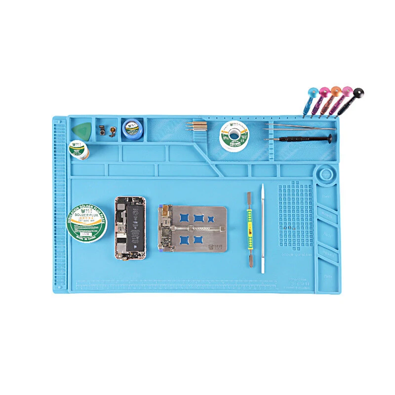 BSET S-180A1 Anti-static Soldering Mat | 550x350mm Heat Insulation Pad for Phone Repair - Image 2