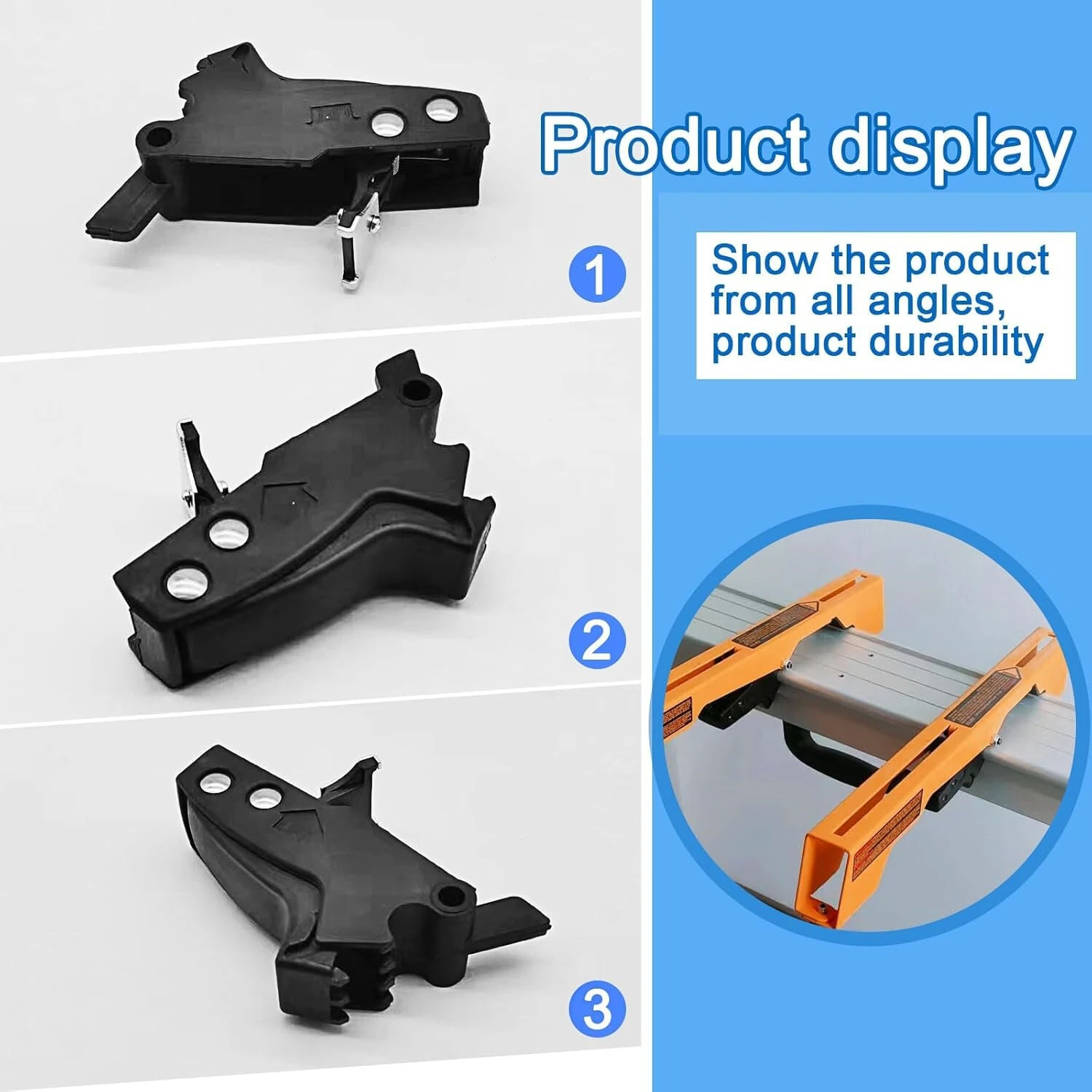 Dewalt Miter Saw Mounting Bracket Clips - 2 PCS for DW7231 DE7023 DE7033 - Image 4