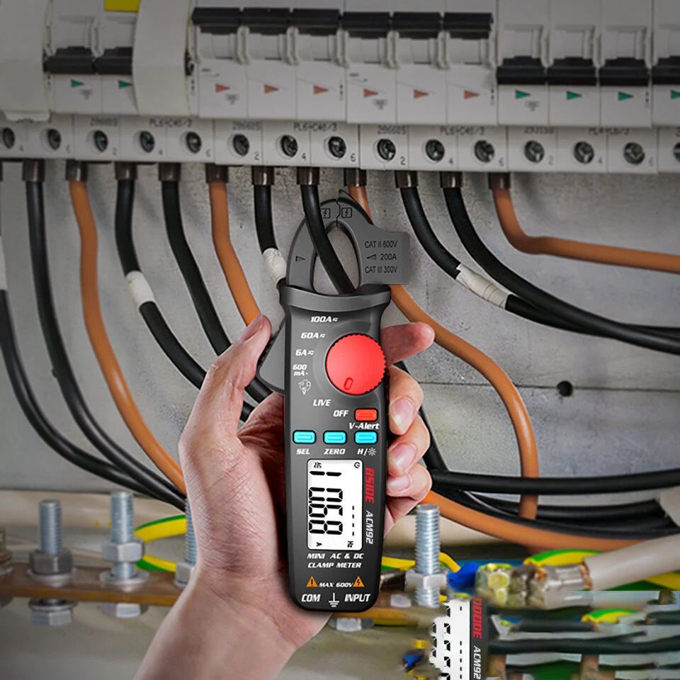 BSIDE ACM92 Clamp Meter - AC/DC Voltage, Resistance, Frequency, NCV - Image 4