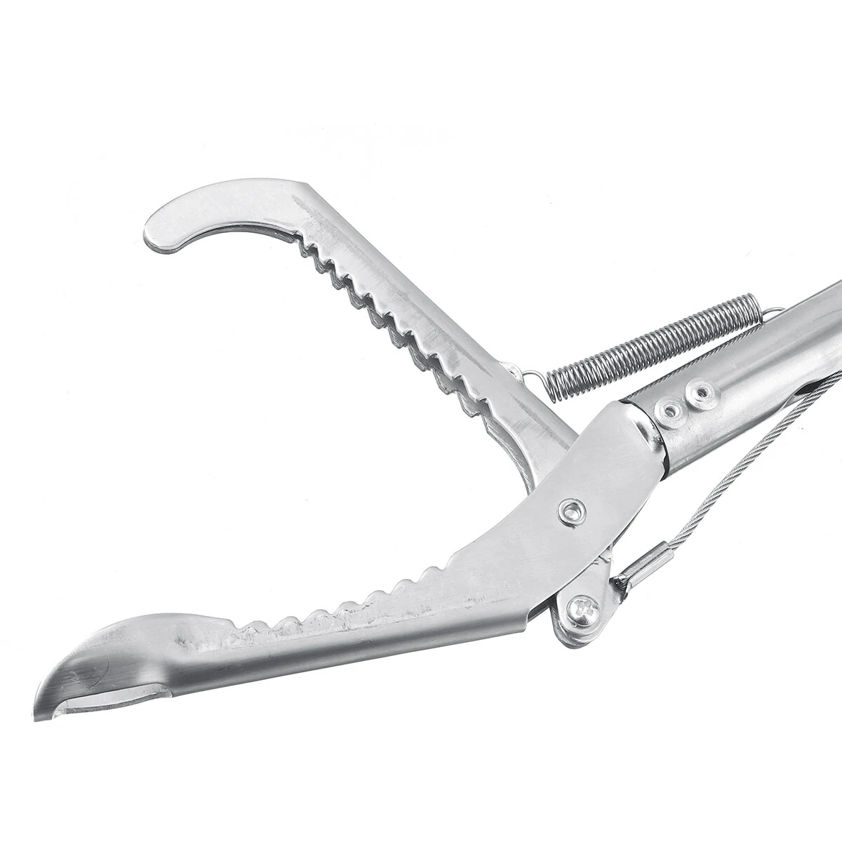 Foldable Stainless Steel Snake Catcher Stick | 1.2M/1.5M Snake Tongs Handle - Image 5