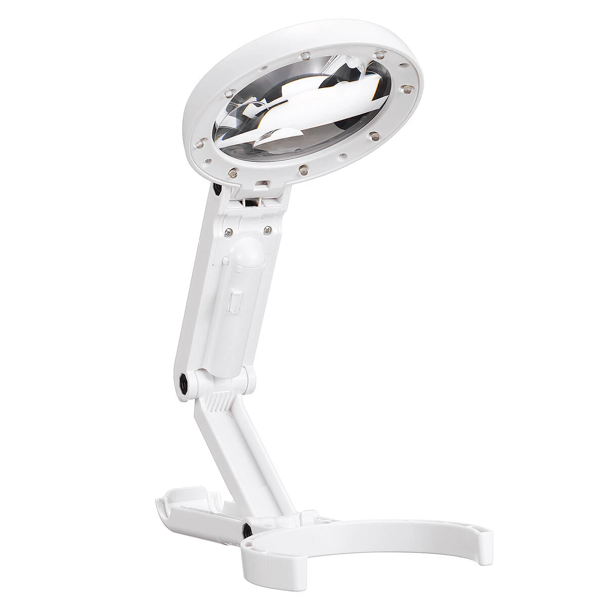 5X 11X Magnifying Glass with LED Light | Dual Use Table Lamp & Hand Held | Jewelry Authentication - Image 3