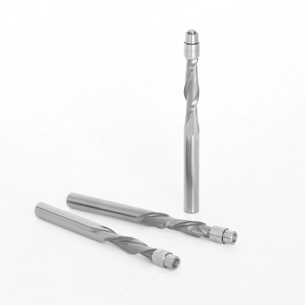 LAVIE 1/4 Inch Shank Carbide Flush Trim Router Bit | Top Bearing Two Flute - Image 5