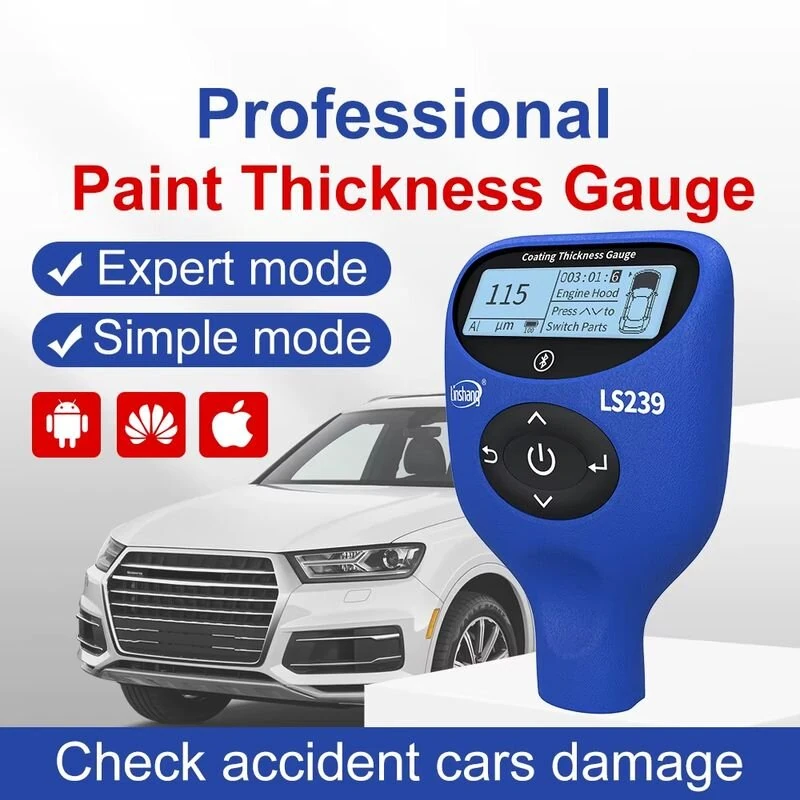 Professional LS239 Coating Thickness Gauge | 5000µm Range | Bluetooth Data Transfer | High Precision Paint Tester - Image 2