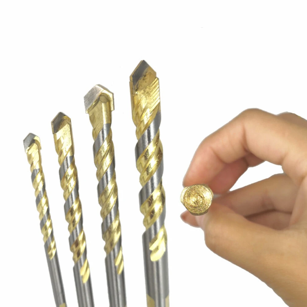 Tungsten Carbide Tip Glass Drill Bit Set - 10Pcs Multi-functional for Porcelain Ceramic - Image 5
