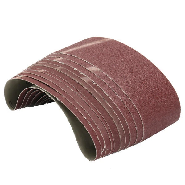 DuraPro 11-Pc 21x3 Sanding Belts Set 80-150 Grit Mixed Alumina Sander Files - Image 4