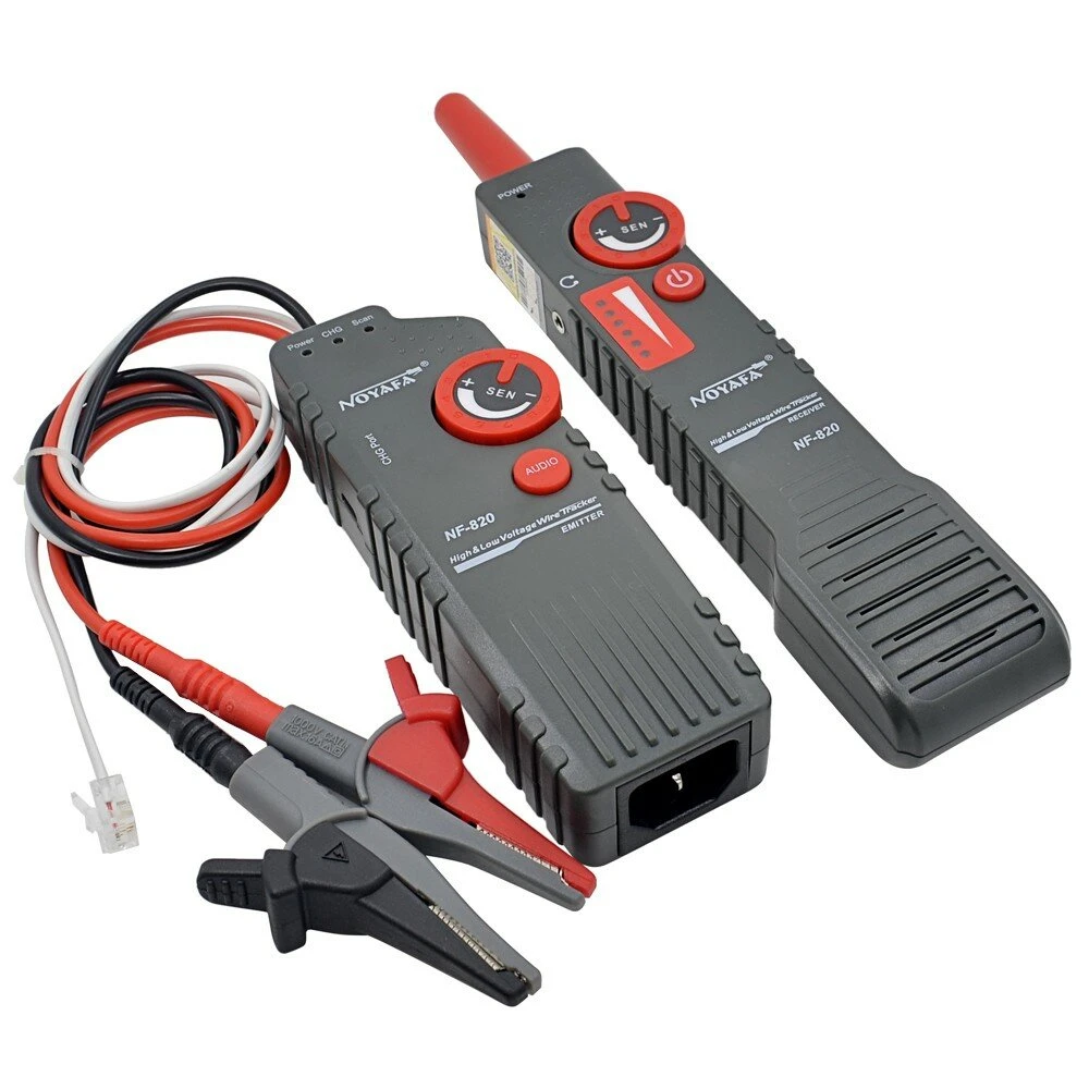 NOYAFA NF-820 Cable Tester - RJ45 RJ11 BNC Wire Tracker | High Low Voltage - Image 4