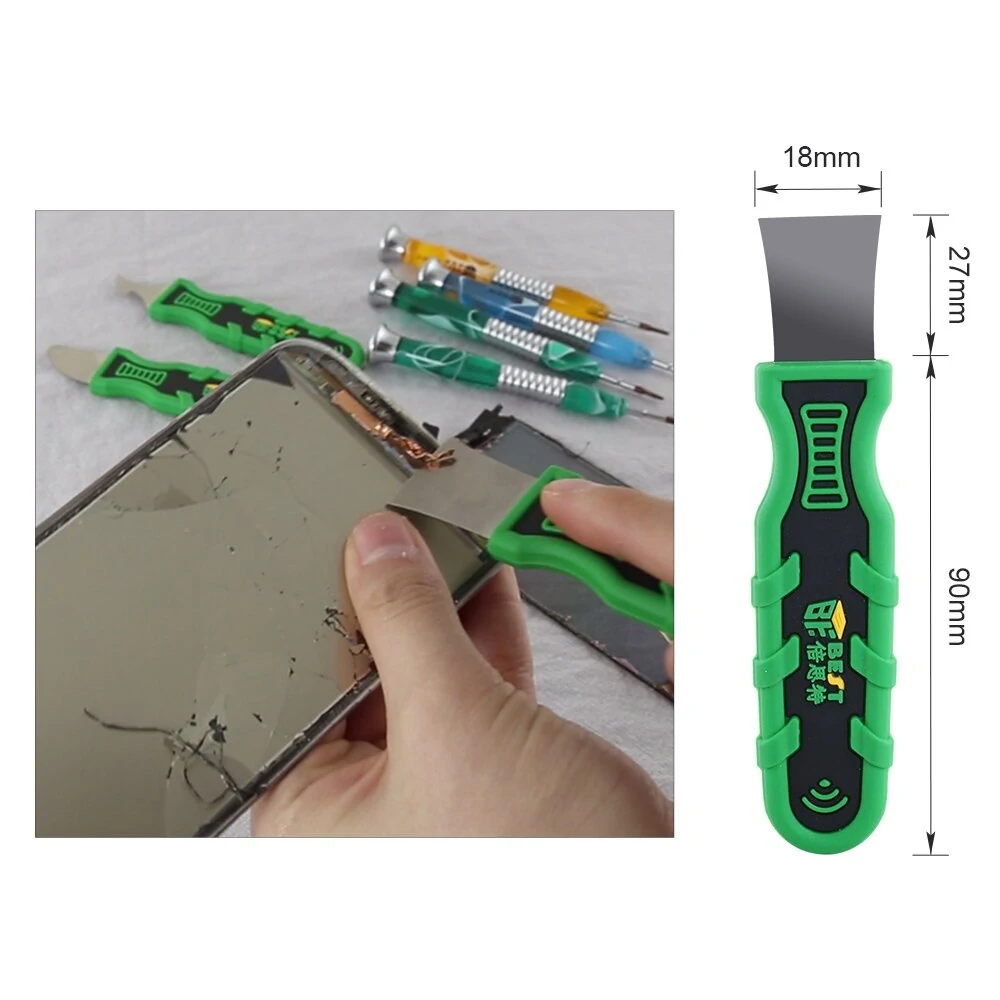 BEST BST-138/139/140 Spudger Set - 3 Prying Tools & Glue Remover for iPhone iPad - Image 3