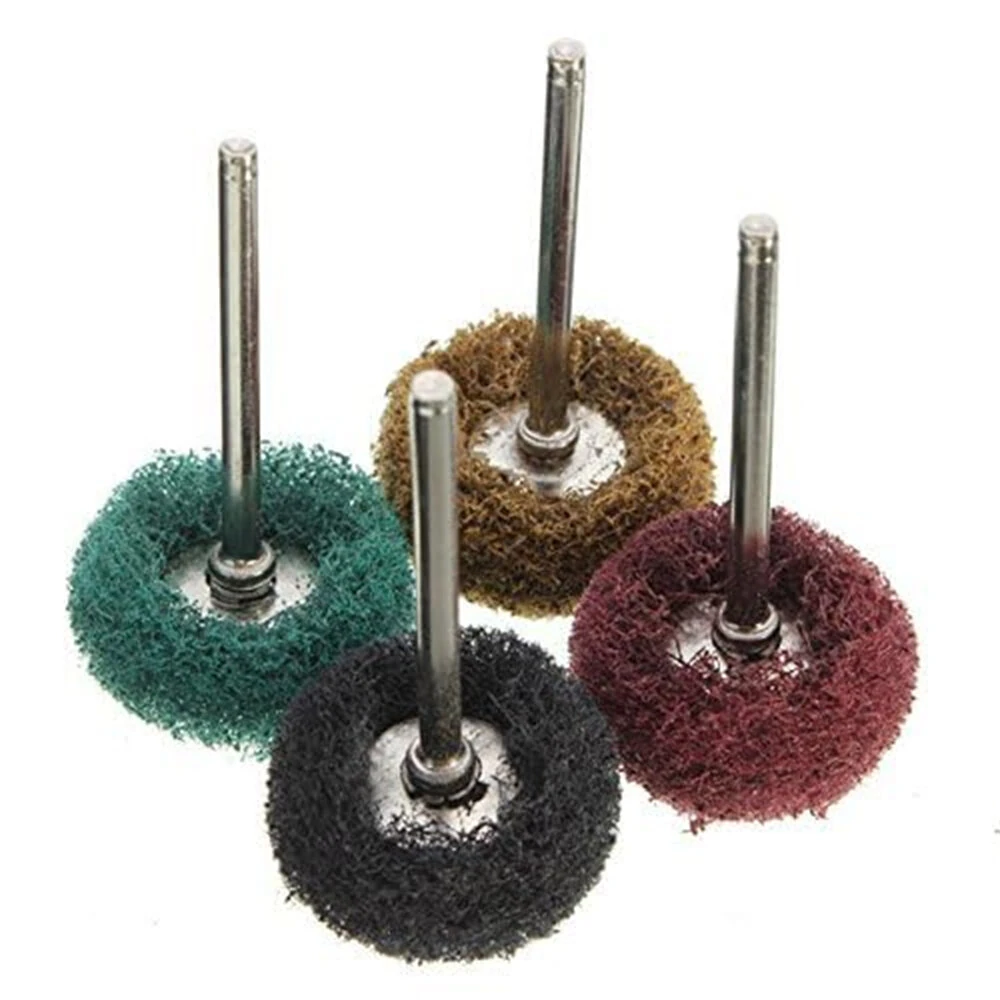 40 Pack 1 Inch Buffing Wheel Set - Fine Medium Coarse Grit for Metal Polishing & Rust Removal | Rotary Tool Accessories - Image 2
