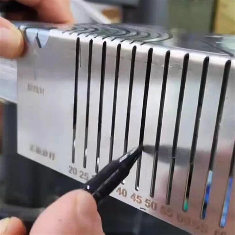 Adjustable Angle & Arc Marking Tool | Dual-Purpose Metal Scriber for Pipes - Image 5