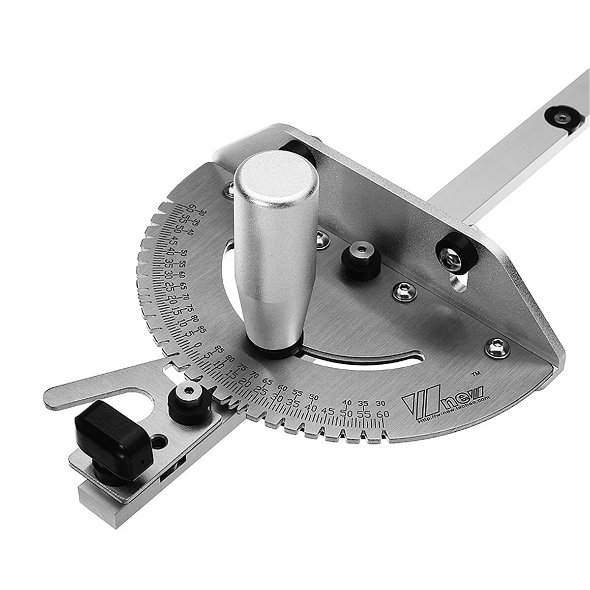 Drillpro 450mm Miter Gauge | 0-90 Degree Angle Ruler for Table Saw & Router - Image 2