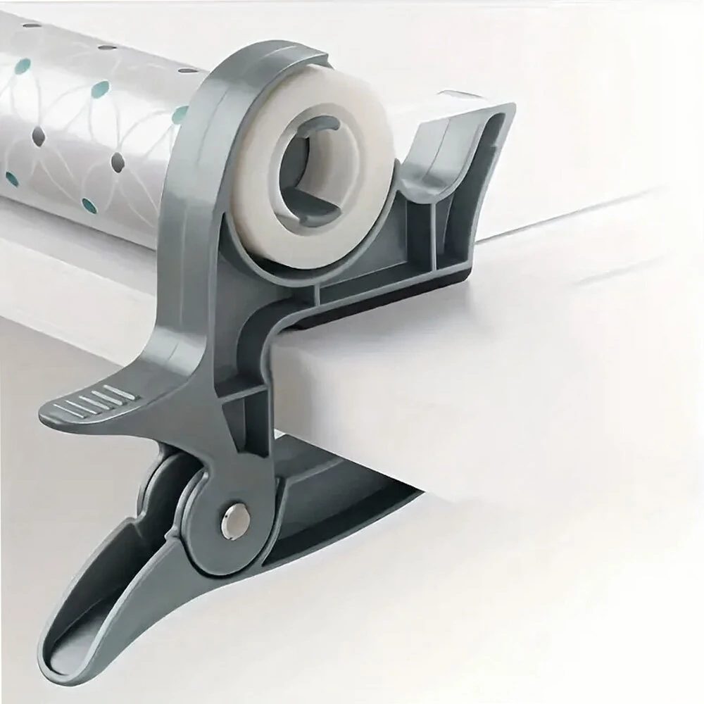 Wrap Buddies 2-Pack Paper Roll Holder & Tape Dispenser Clamp - Gift Wrap Clips Set - Image 5
