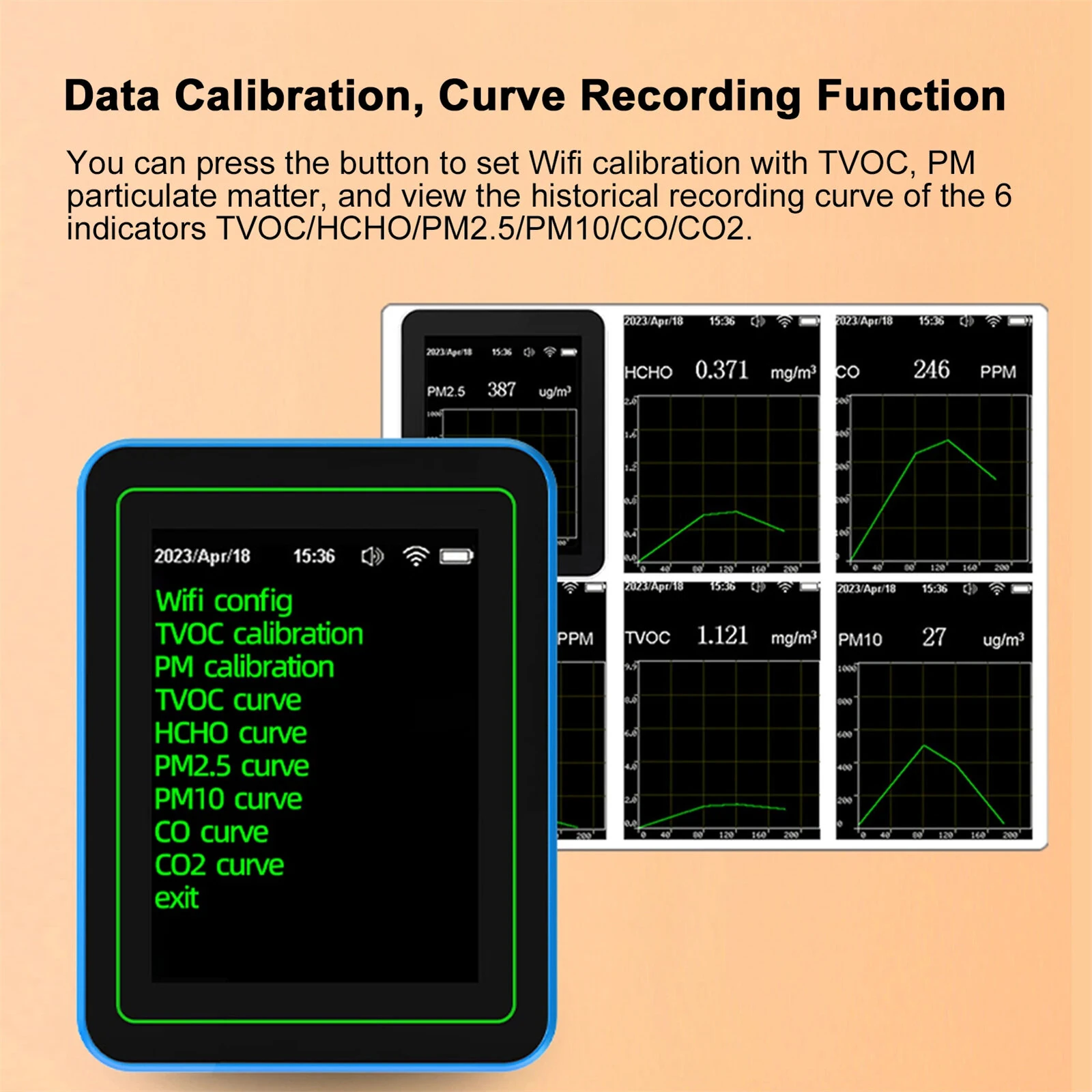 ZN-MT28 12-in-1 Air Quality Monitor | CO2, PM2.5, TVOC, Temp & Humidity | WiFi Smart APP - Image 5