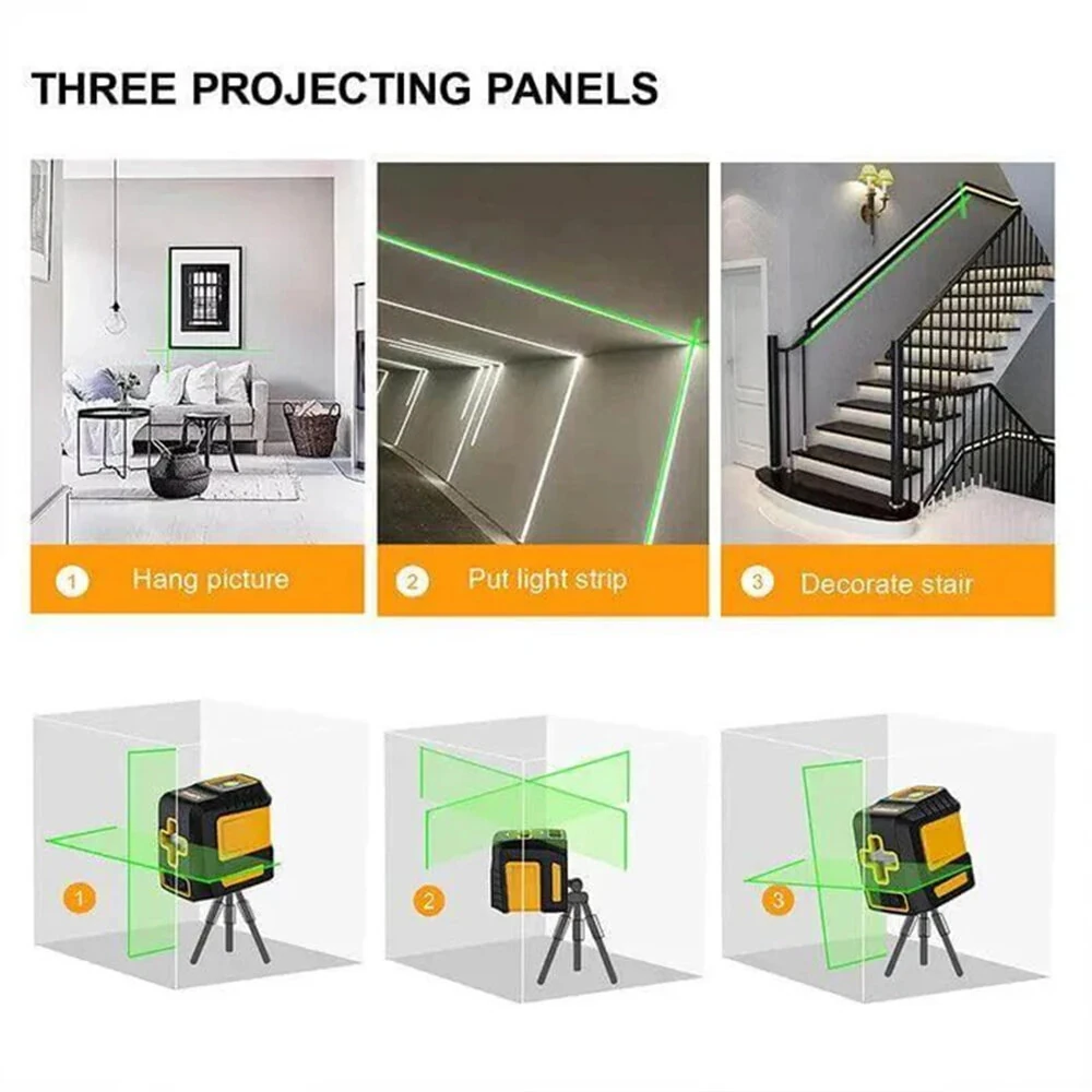 KAIWEETS T03 Green Laser Level | Self-Leveling Cross Line | IP54 Waterproof - Image 4