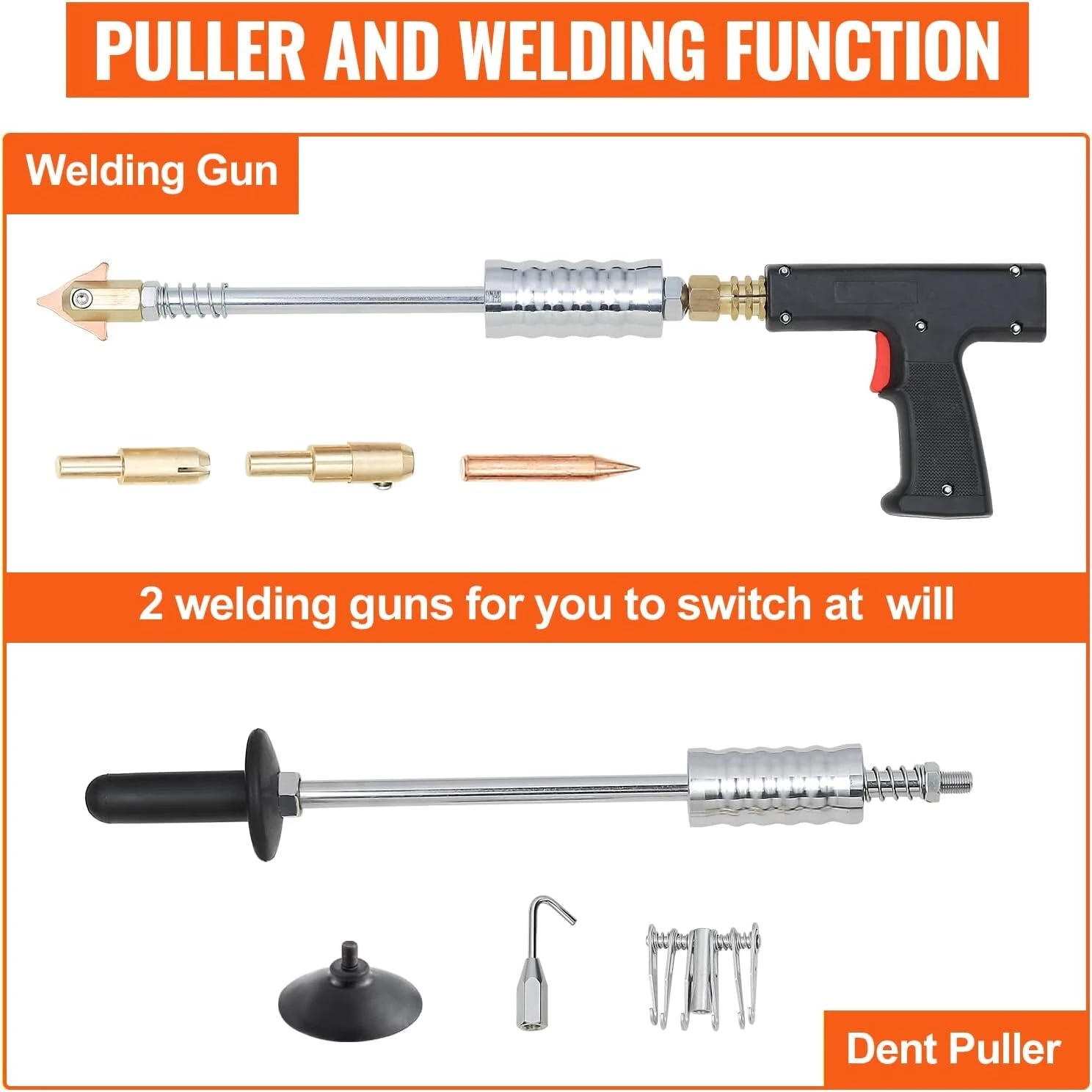 Excellway G90E Spot Welder Dent Puller | 3000W Stud Welder Kit for Car Body Repair - Image 5