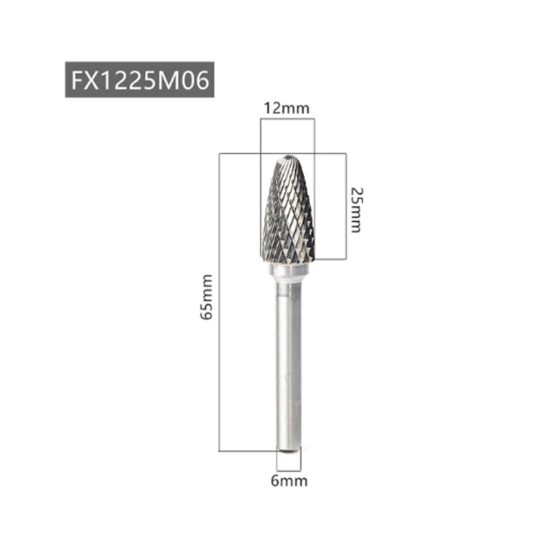 FX Type Head Tungsten Carbide Rotary File | Drill Milling Carving Bits | Die Grinder Abrasive Tools - Image 3