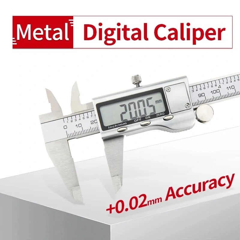 Stainless Steel Digital Caliper 150mm | Inch/Metric | High Precision LCD Display - Image 2