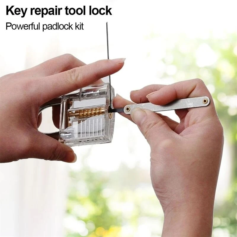 Professional Locksmith Toolkit - Reliable Metal Practice Tools Set for Padlocks & DIY - Image 4