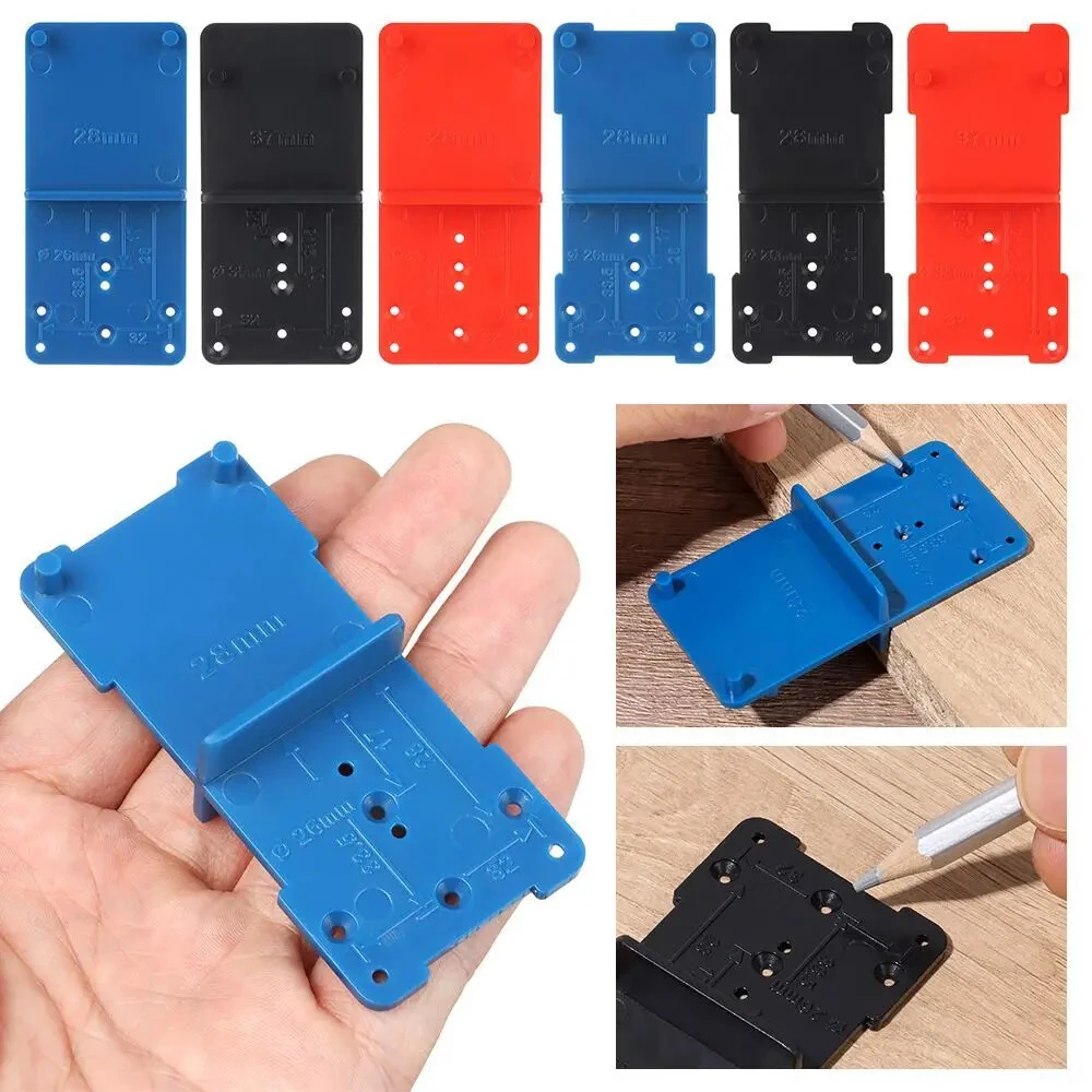 28/37mm Hinge Hole Drilling Guide | Cabinet Installation Template Tool - Image 2