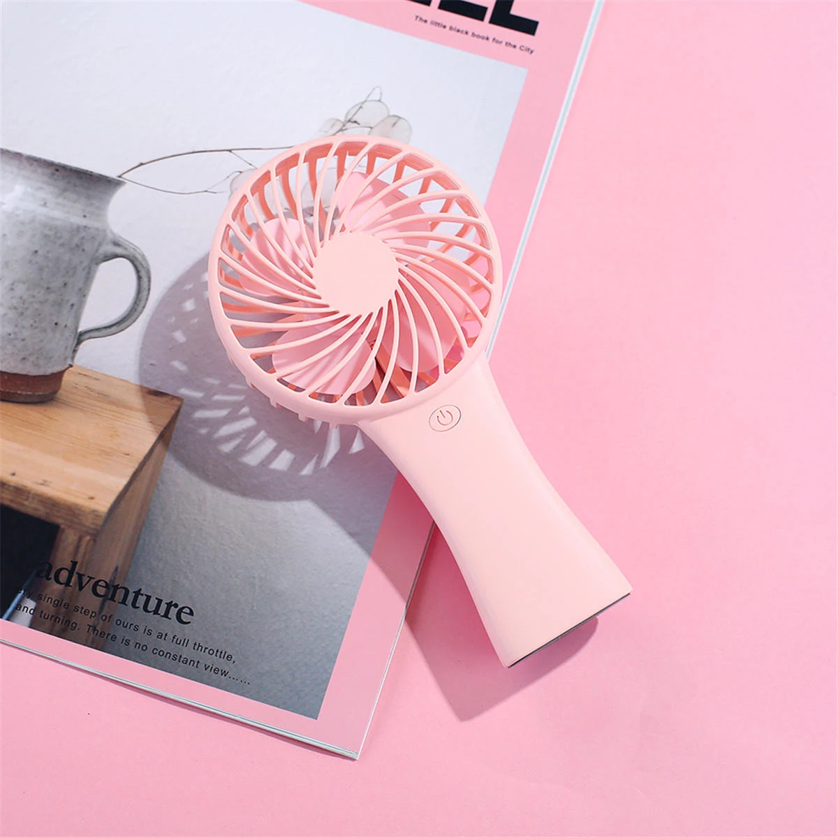 Mini USB Charging Fan - Portable & Handheld - Mute Strong Wind Cooling - Image 4