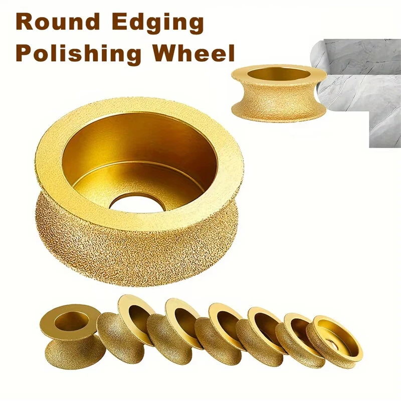 Dry Vacuum Brazed Diamond Polishing Wheel | 20mm Bore for Tile Quartz Marble - Image 2